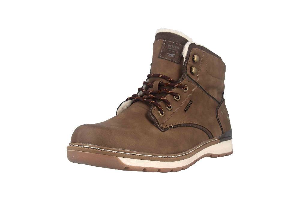 Mustang Shoes Boots in Übergrößen Braun 4141-604-3 große Herrenschuhe zollfrei