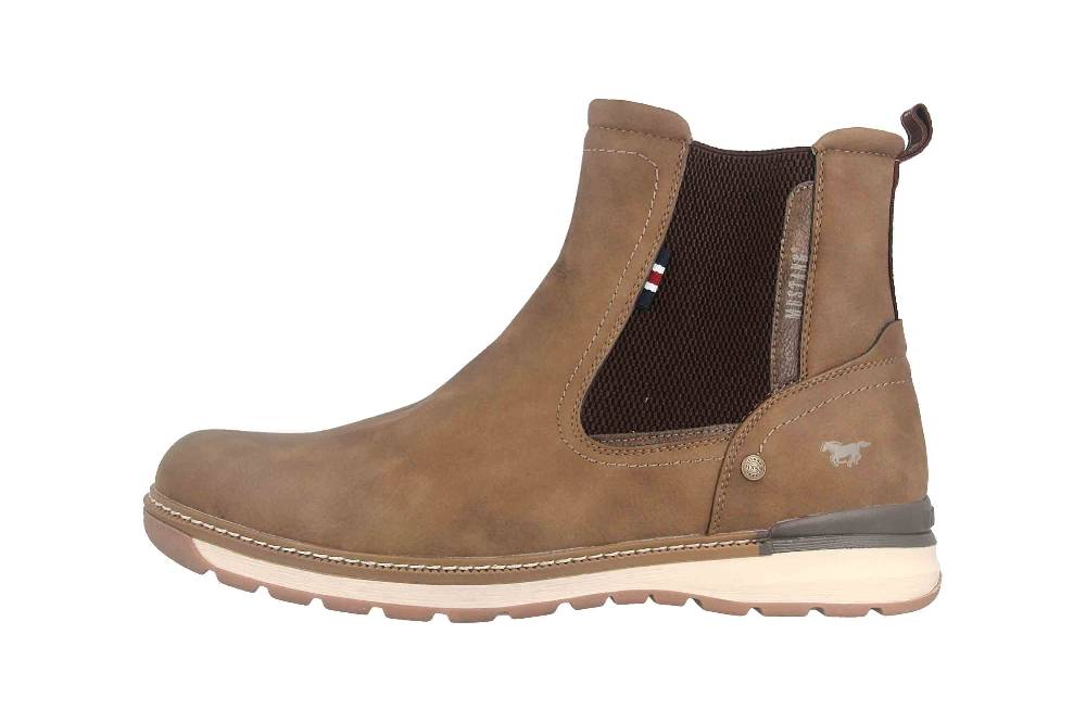 Mustang Shoes Stiefeletten in Übergrößen Braun 4141-612-308 große Herrenschuhe