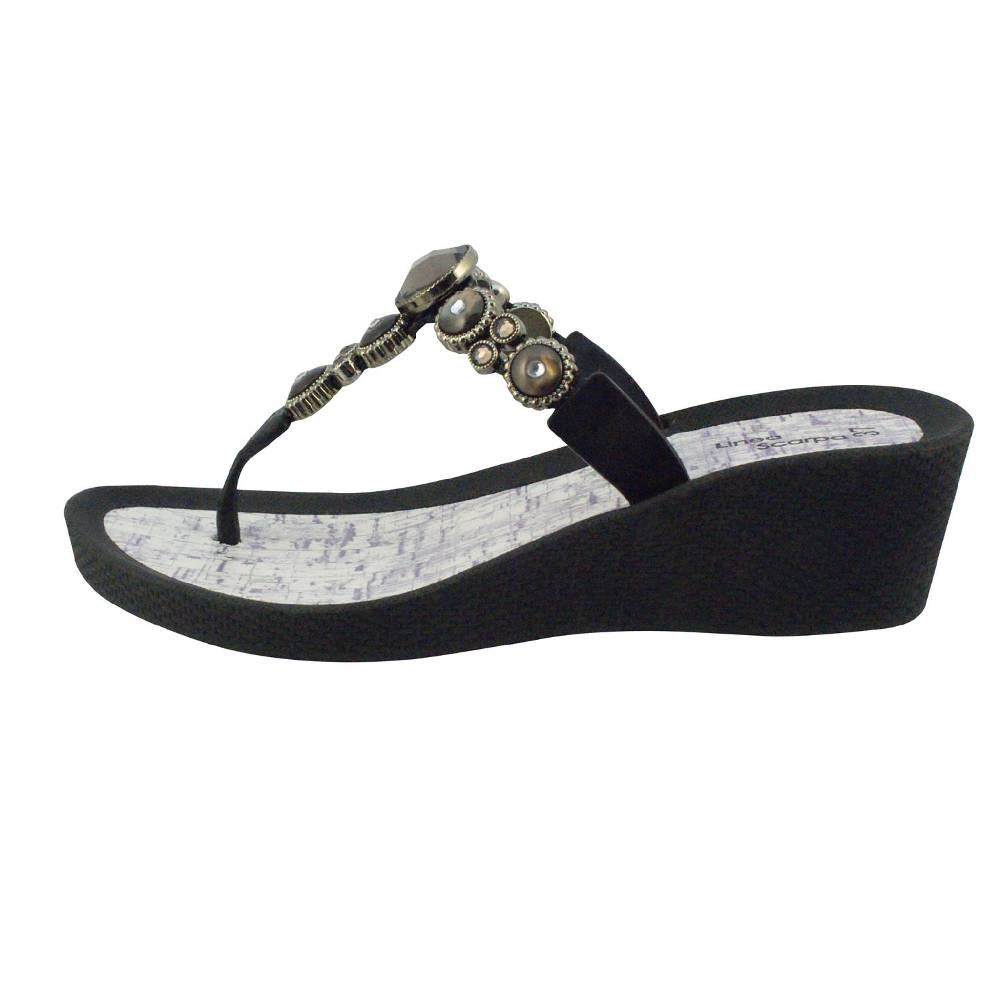 Beachandstreet Poolschuhe • Siena • Badeschuhe Damen mit Keilabsatz Neueste Mode