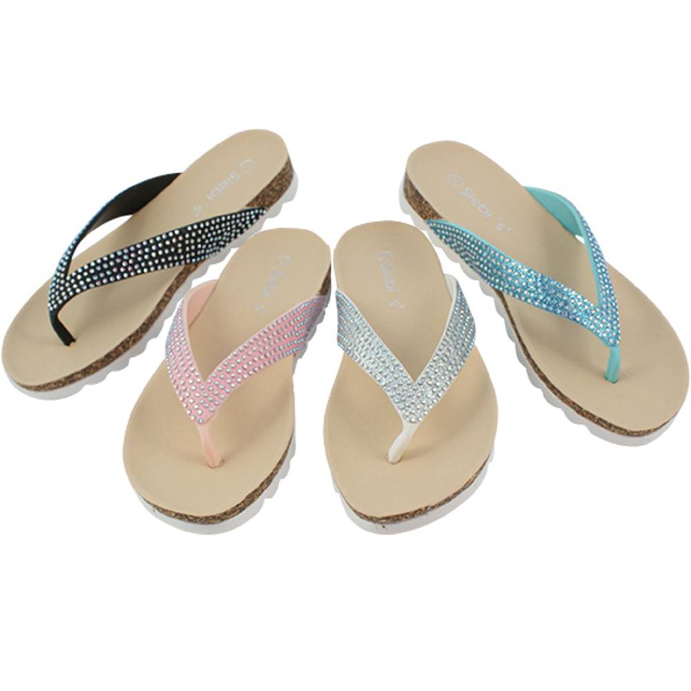 Beachandstreet Badeschuhe Damen • Tropea • Zehentrenner im eleganten Look Bestseller