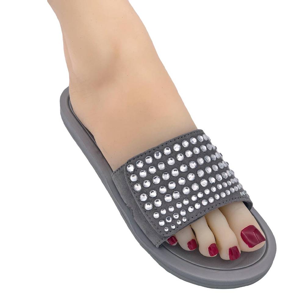 Beachandstreet Badeschuhe Rügen für Pool Wellness Spa mit Strass und Klettverschluss Letzte 3 Tage