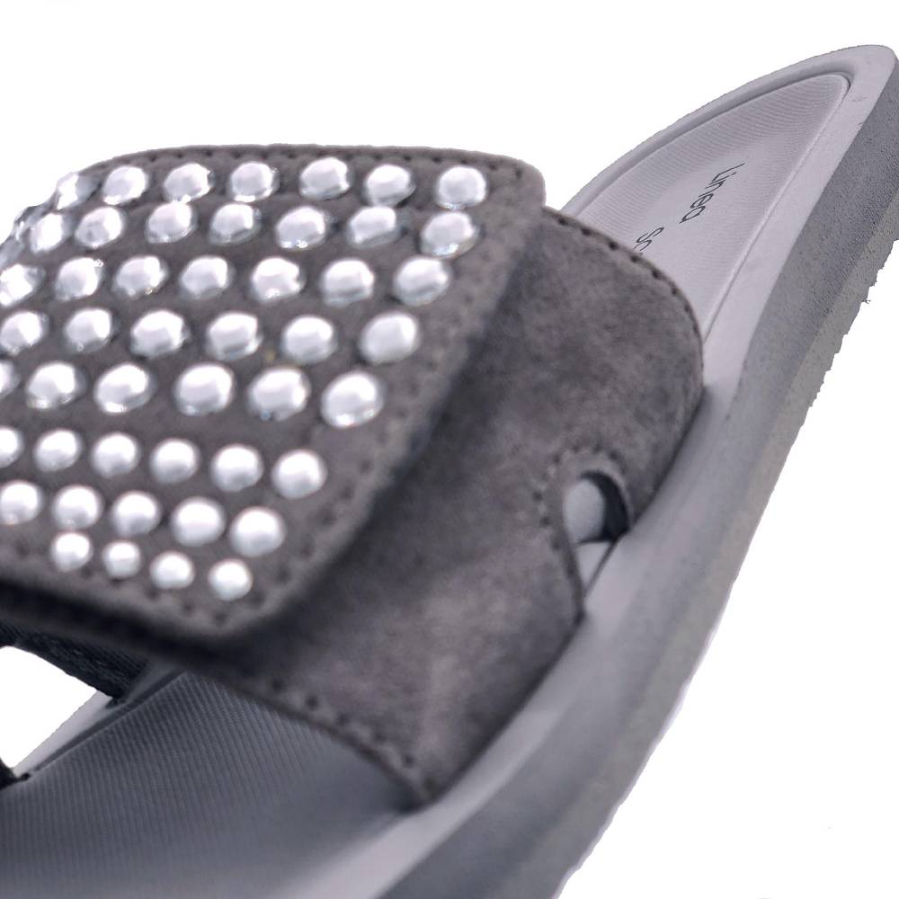 Beachandstreet Badeschuhe Rügen für Pool Wellness Spa mit Strass und Klettverschluss Letzte 3 Tage