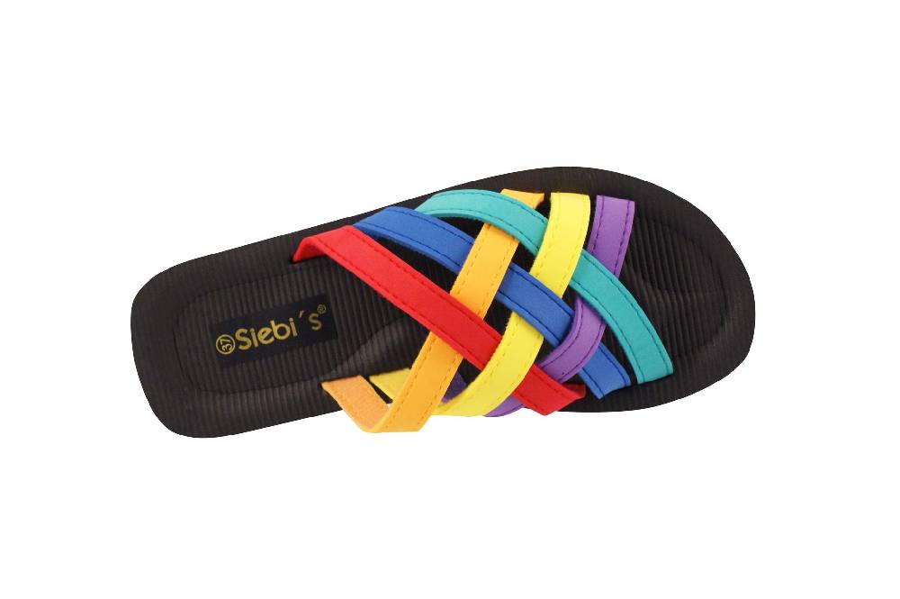 Beachandstreet Badeschuhe Damen • Beach multi • leichte Badepantolette • fällt klein aus • Größe 37 Zeitbegrenzte Promotion
