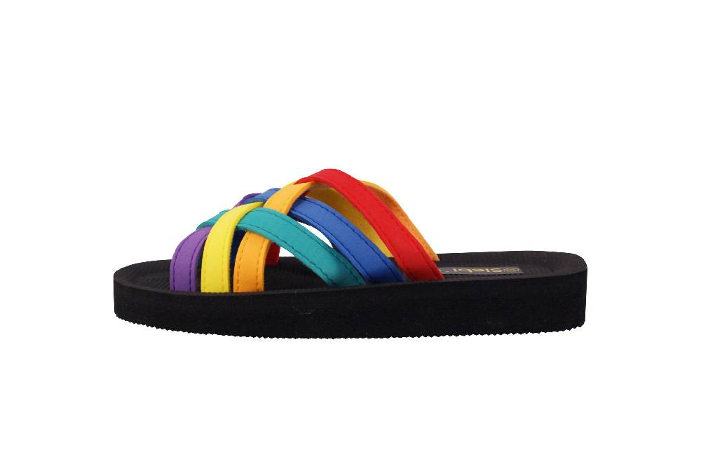 Beachandstreet Badeschuhe Damen • Beach multi • leichte Badepantolette • fällt klein aus • Größe 37 Zeitbegrenzte Promotion
