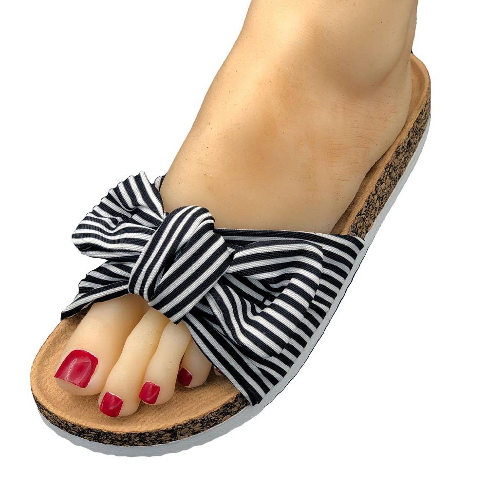 Beachandstreet Sylt - Wellness Pantolette Damen mit Fussbett von Linea Scarpa Super Rabatt