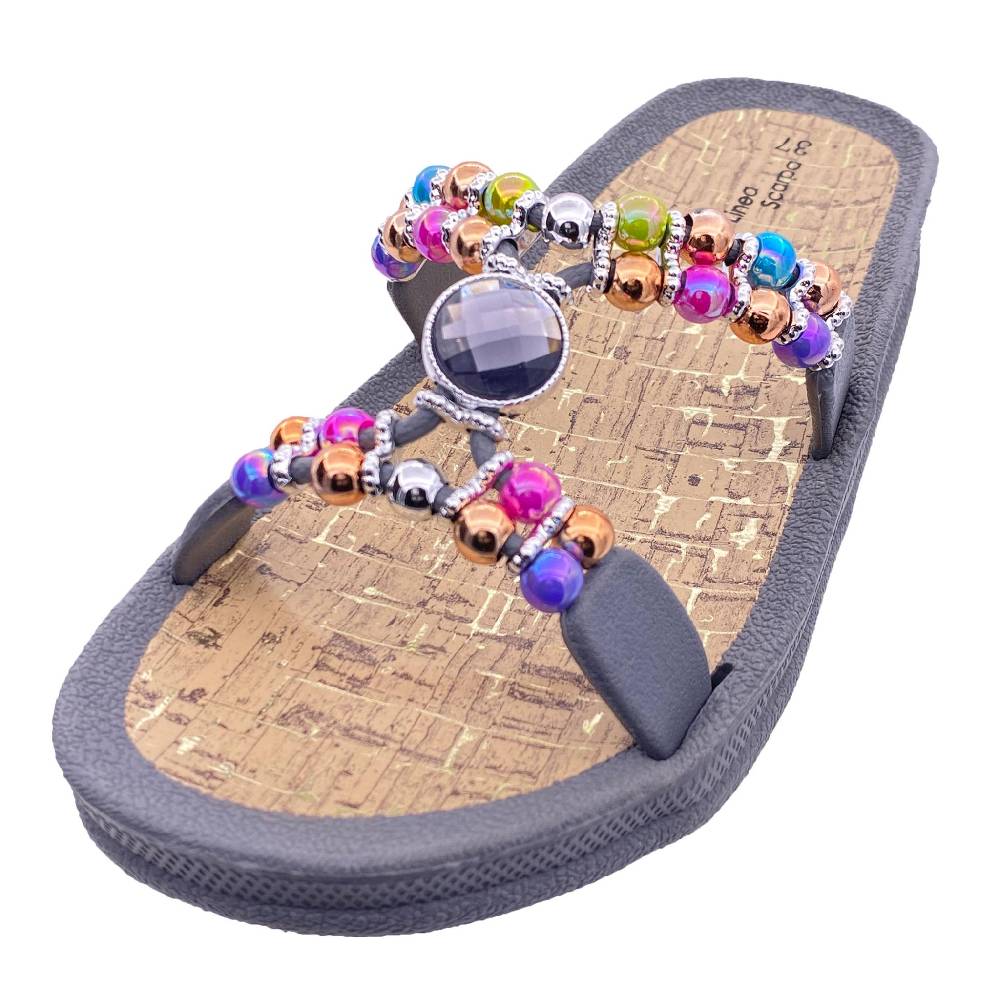 Beachandstreet Linea Scarpa Badeschuhe Damen • Syros • halluxfreundliche Badepantolette mit rutschhemmender Sohle Angebote