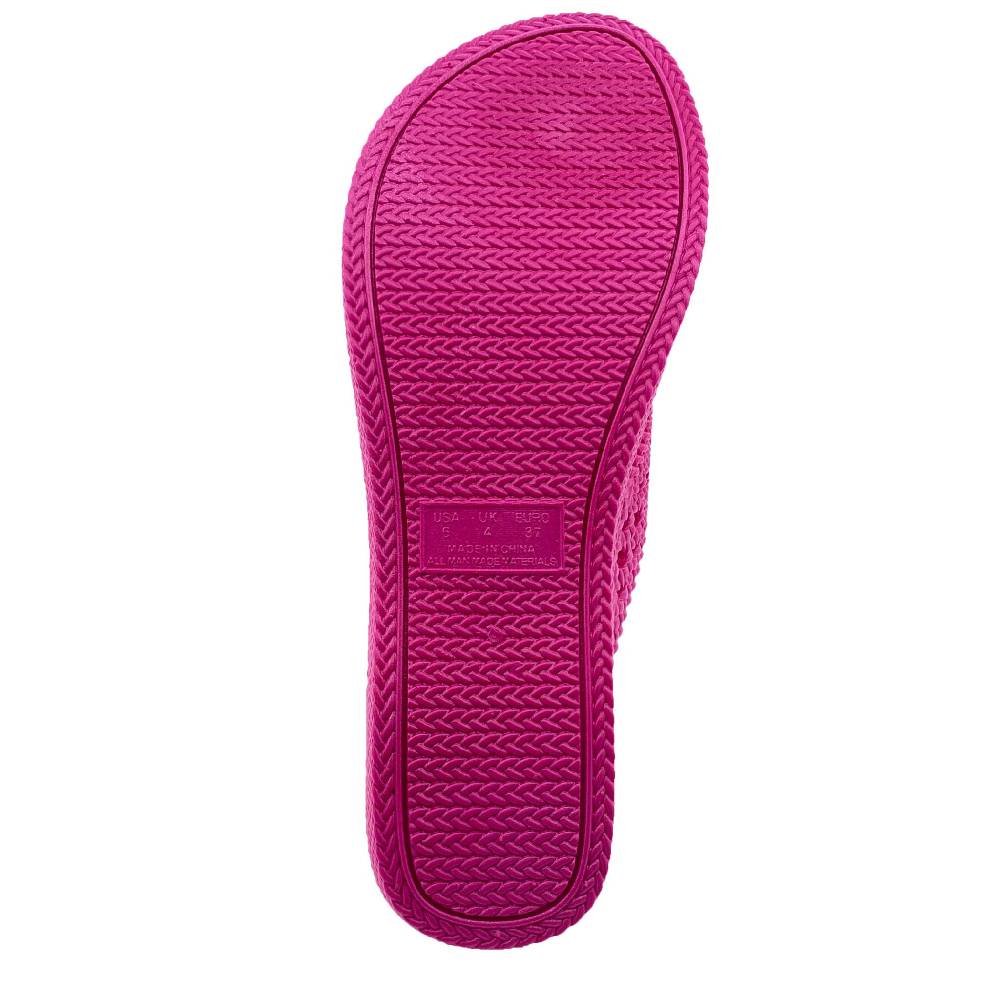 Beachandstreet Siebi's Poolschuhe Frauen - Rab - in Flechtoptik und knalligem Pink - fällt klein aus Muttertagsangebot