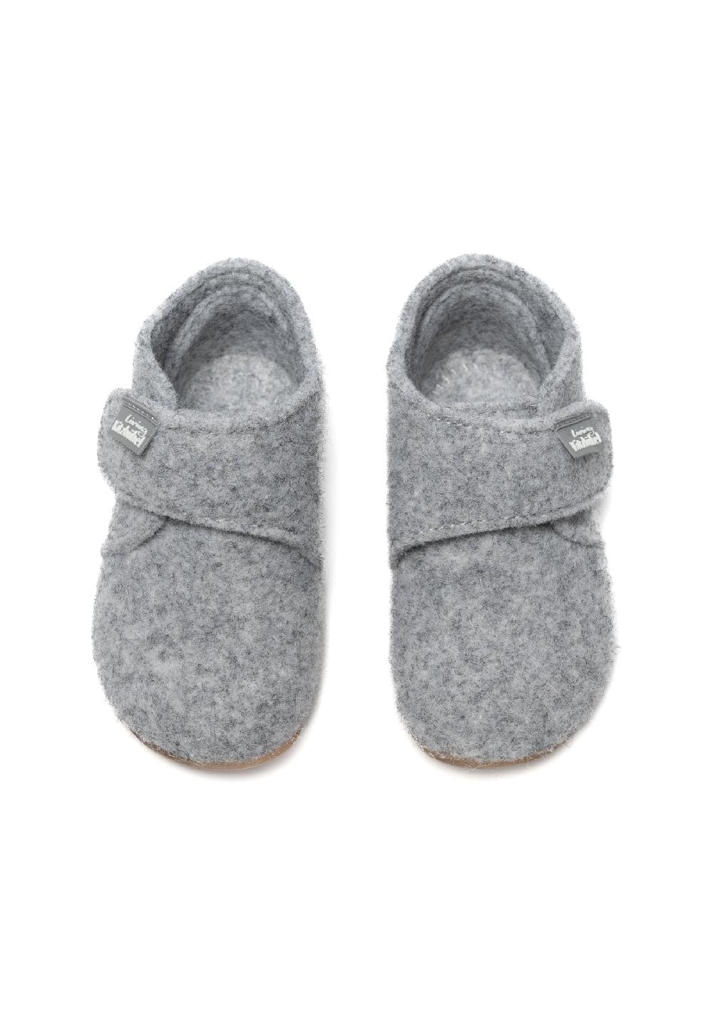 Living Kitzbühel Babyklettschuh Filz unifarben Im Verkauf