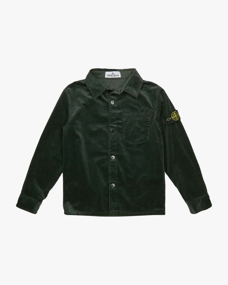 Stone Island Junior Cord-Overshirt Weihnachtsangebot