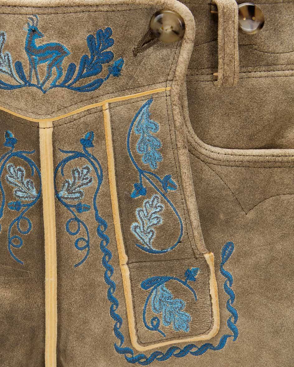 Meindl Kochelsee Lederhose aus Hirschleder Preisnachlass
