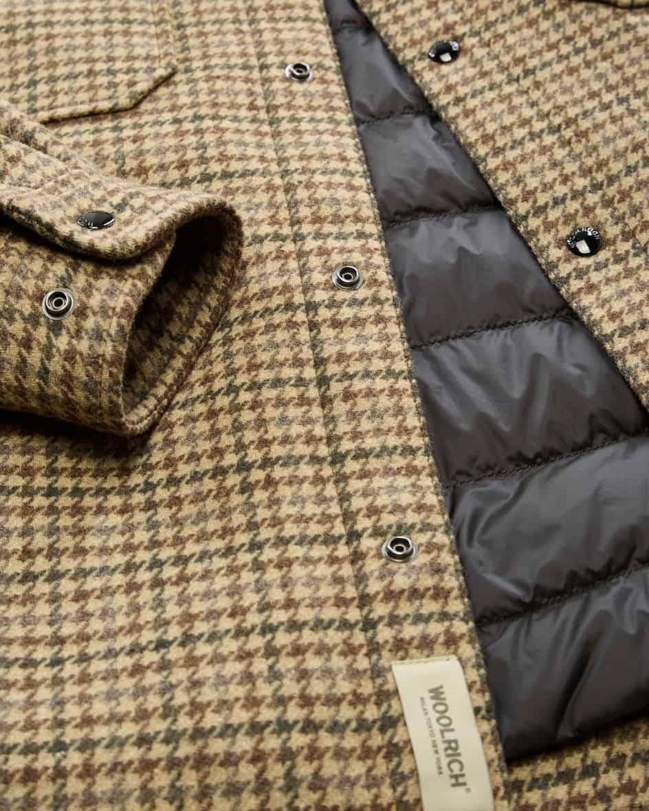 Woolrich Alaskan Wool Daunen-Shirtjacket Preisnachlass
