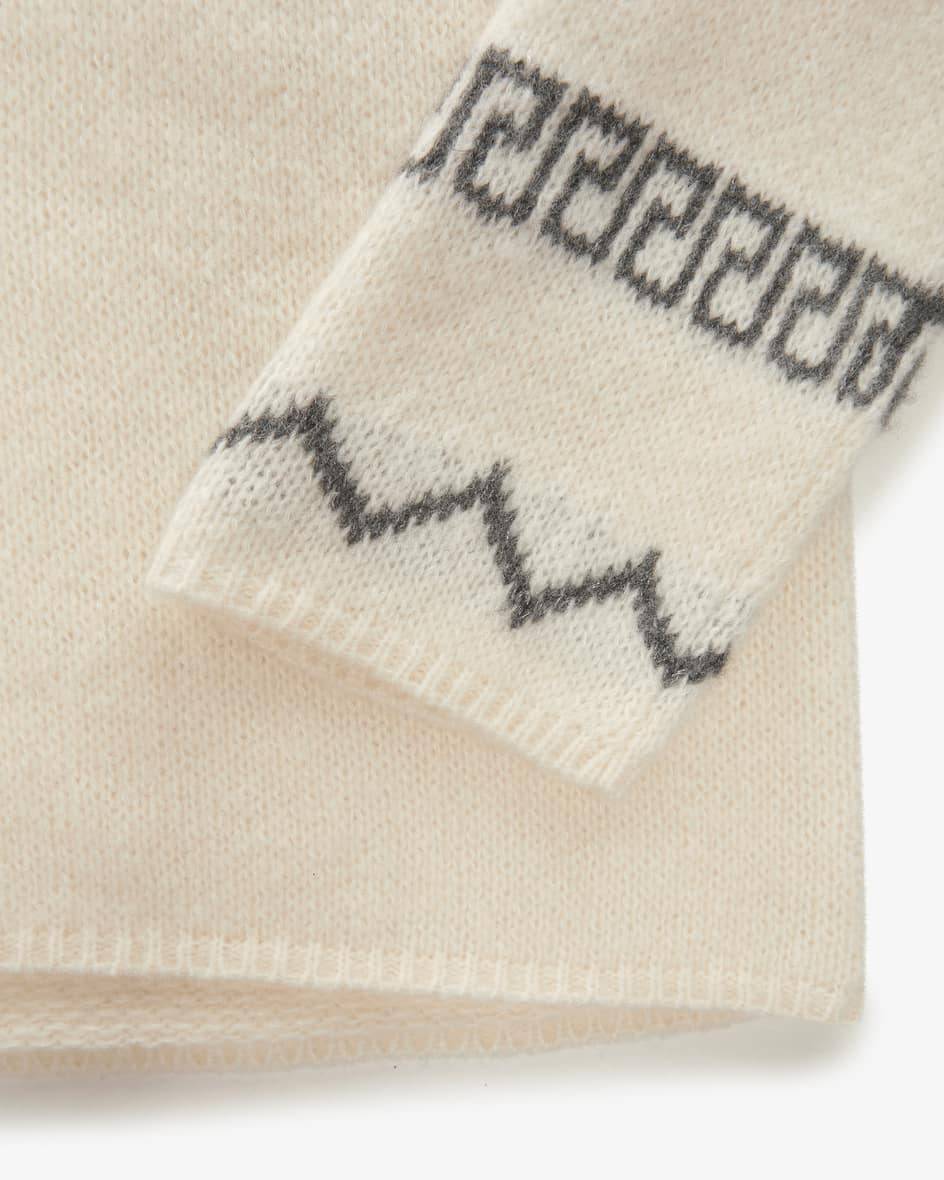 Lu Ren x ELLE Cashmere-Seiden-Pullover Lagerräumung