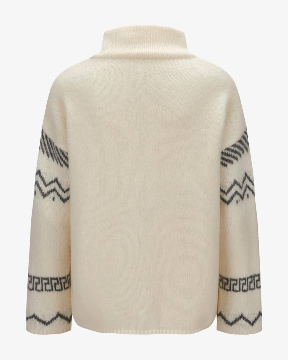 Lu Ren x ELLE Cashmere-Seiden-Pullover Lagerräumung