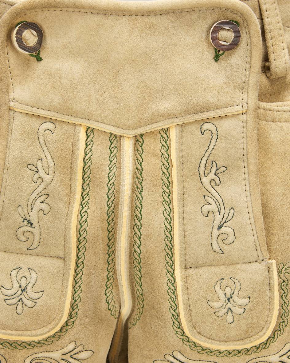 LODENFREY Wiesnlederhose kurz aus Ziegenleder Fabrikverkauf
