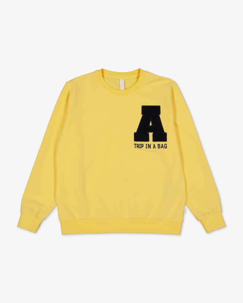 04651/ A trip in a bag Oyster Sweatshirt Letzter Tag