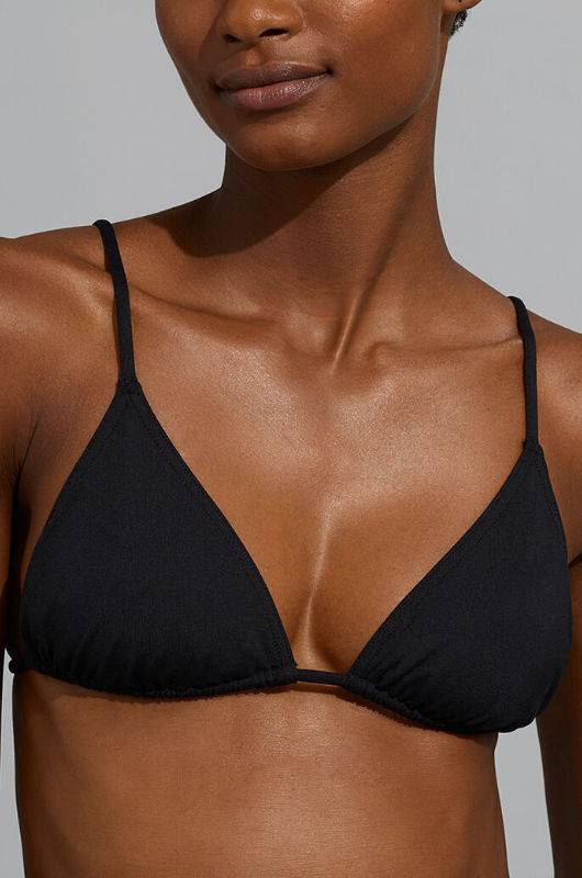 ﻿BIKINIS Mouna & Malou Triangle Bikini Noir Weihnachtsangebot