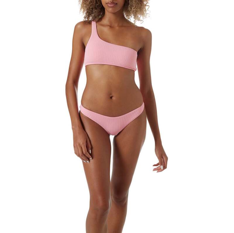 BIKINIS Toulouse Padded Bikini Blush Ribbed Riesige Rabatte