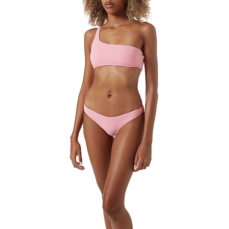 BIKINIS Toulouse Padded Bikini Blush Ribbed Riesige Rabatte