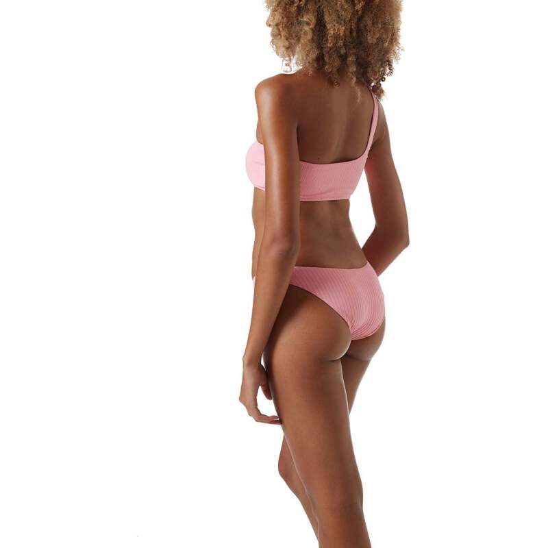 BIKINIS Toulouse Padded Bikini Blush Ribbed Riesige Rabatte