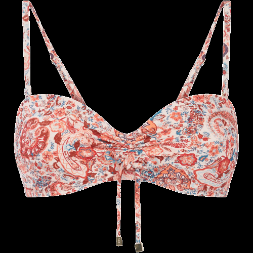 BIKINIS Antigua Padded Bandeau Bügel Bikini Coral Paisley Bestseller