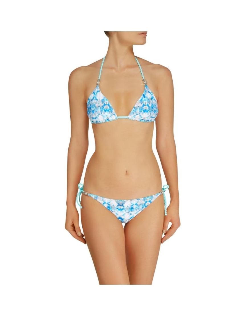 BIKINIS Greater Palm Springs Padded Wende-Triangel-Bikini Riesige Rabatte