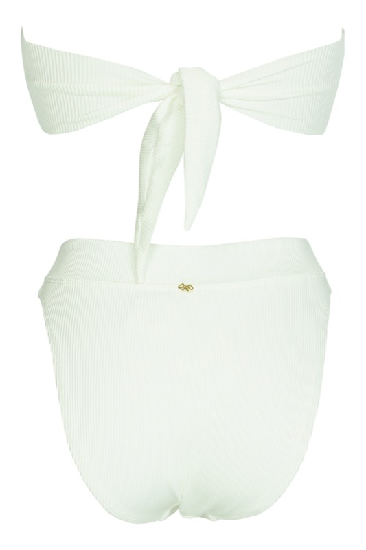 NEUHEITEN White Pearl Padded Bandeau Bikini Verkauf