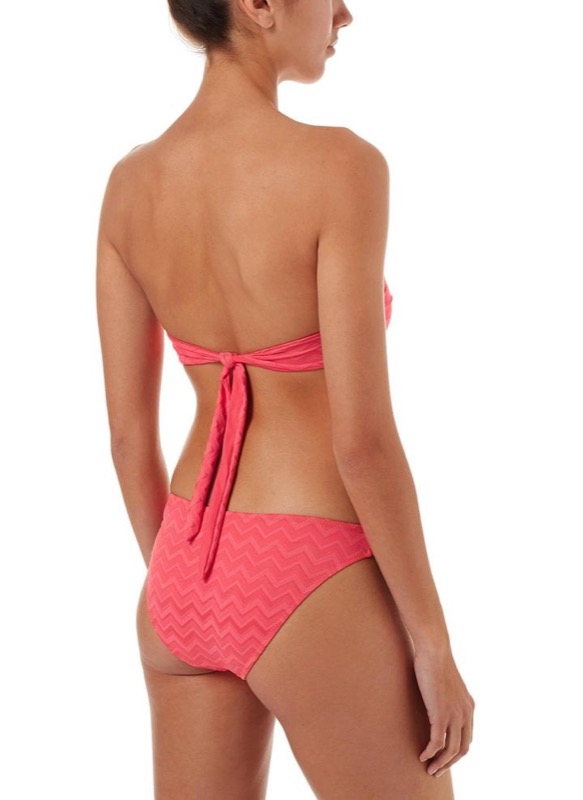 NEUHEITEN Martinique Padded Bandeau Bikini coral wave Fabrikpreis