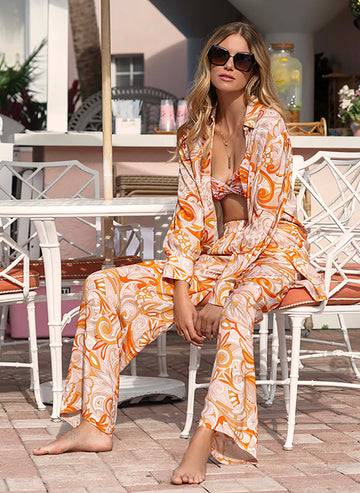 NEUHEITEN Paige Hemd Mirage Orange Super Sparpreis