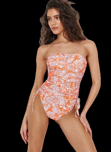NEUHEITEN Sydney Padded Badeanzug Mirage Orange Wochenangebot