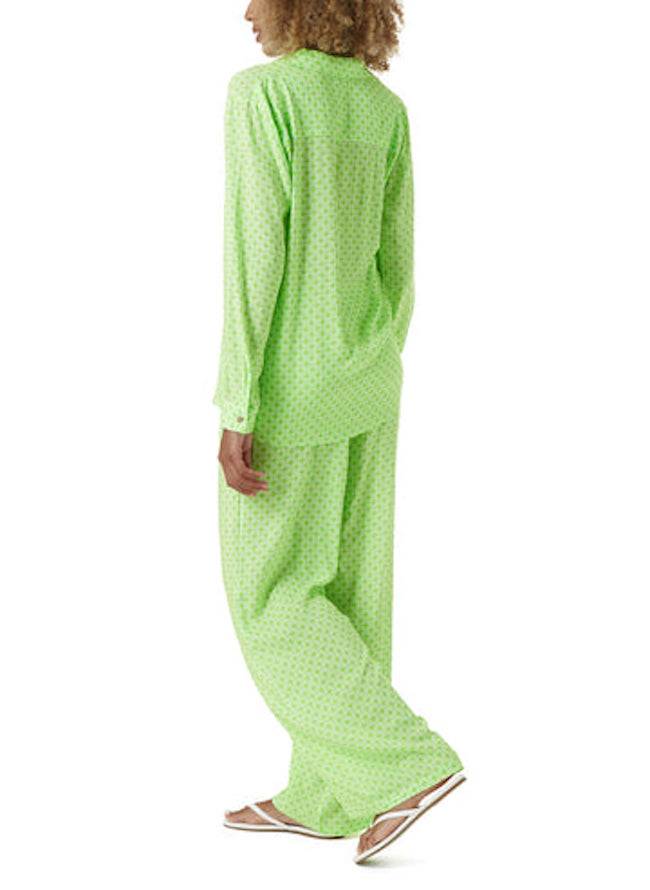 RESORTWEAR Millie Bluse Lime Sonderangebot der Fabrik