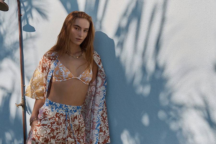 RESORTWEAR Folk Spliced Siesta Hose Discount Store für neue Produkte