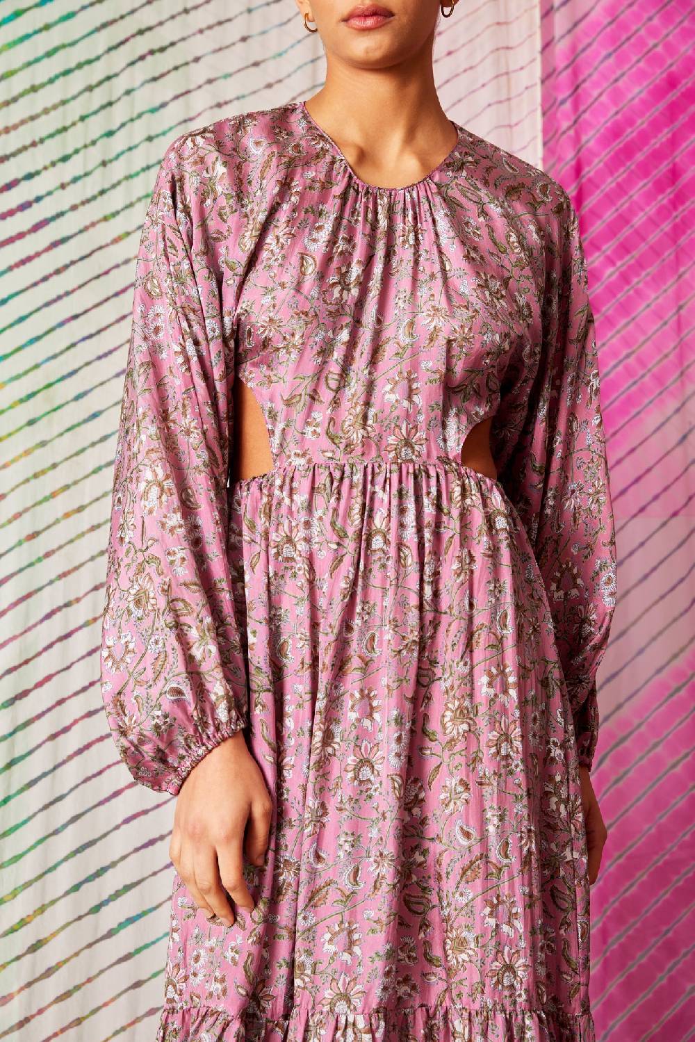 NEUHEITEN Carmen Kleid Pink Lily Black Friday Preise