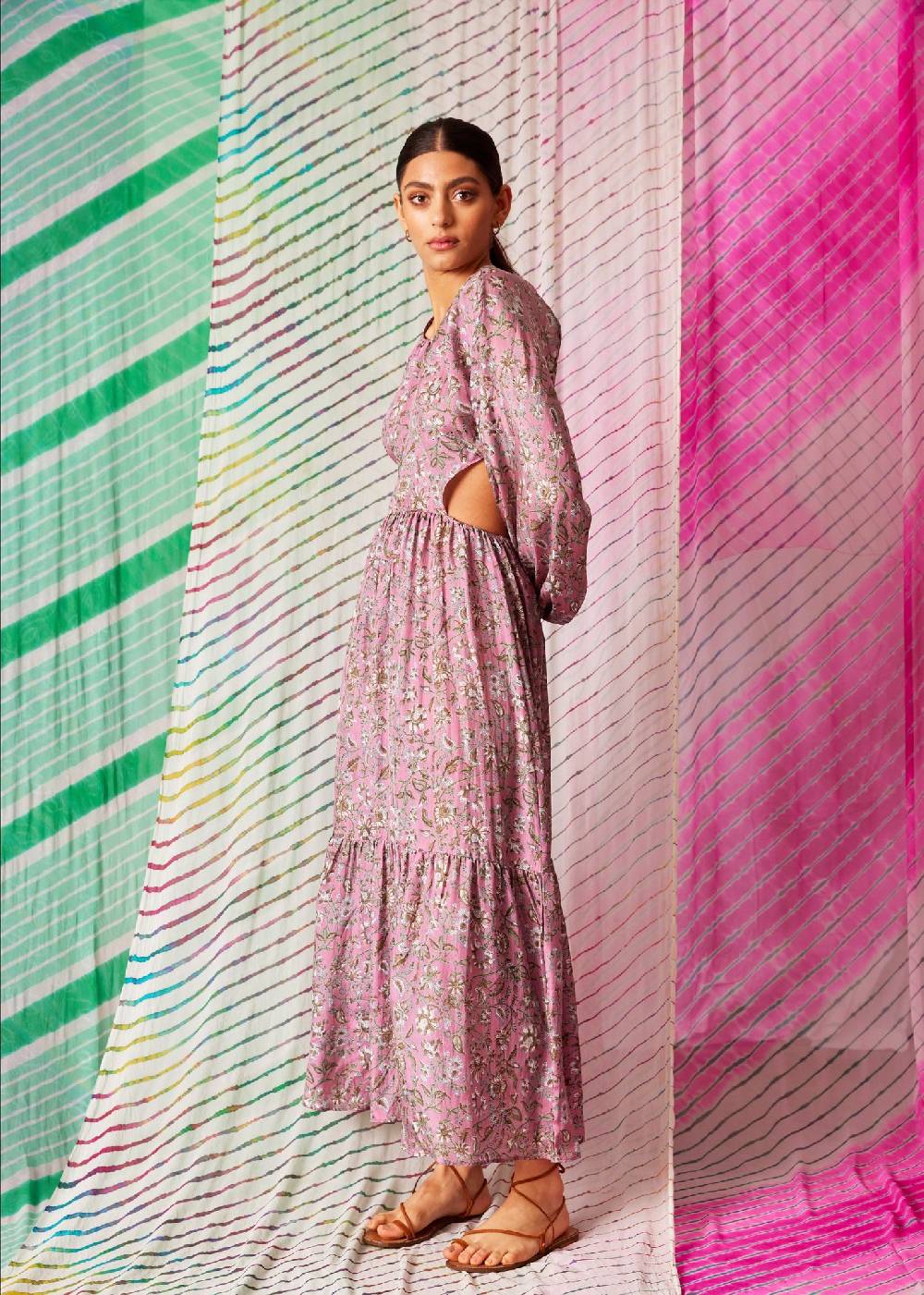 NEUHEITEN Carmen Kleid Pink Lily Black Friday Preise