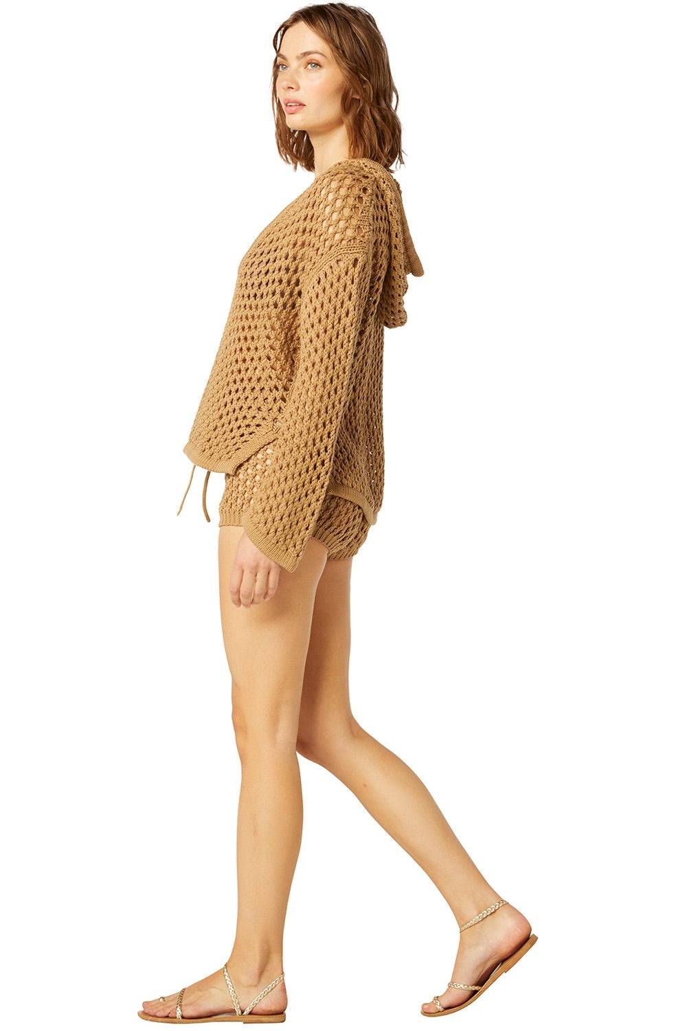 RESORTWEAR Daisy Shorts Mocha Outlet