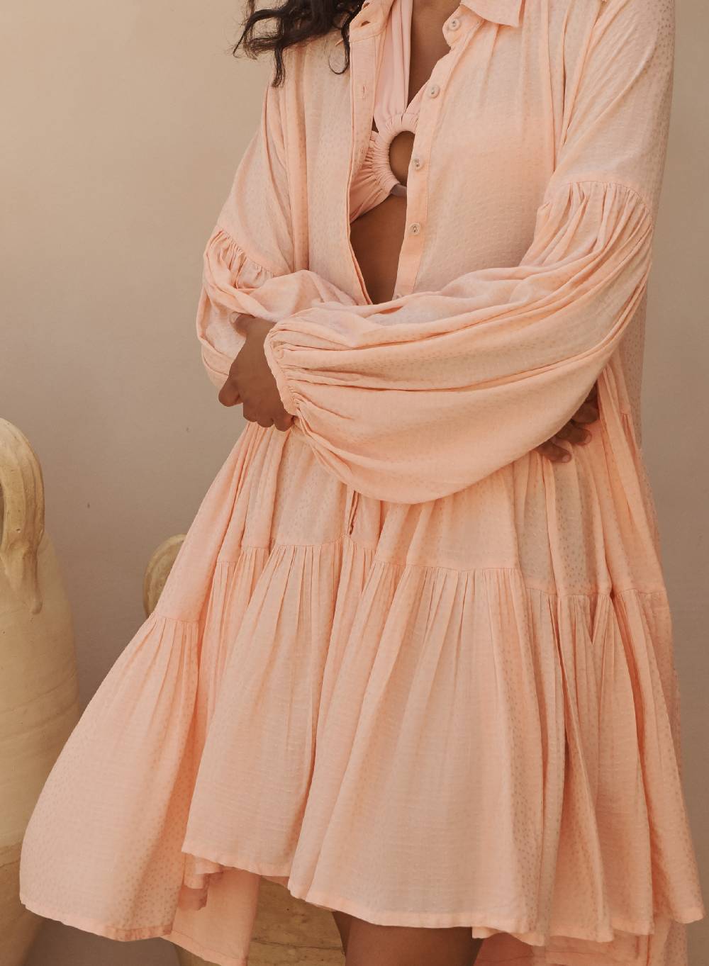NEUHEITEN Lara Kleid Rose Cloud Begrenzte Freigabe