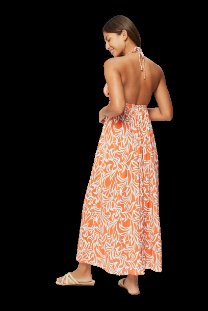 NEUHEITEN Coral Gardens Triangel Maxikleid Bis zu 60% Rabatt
