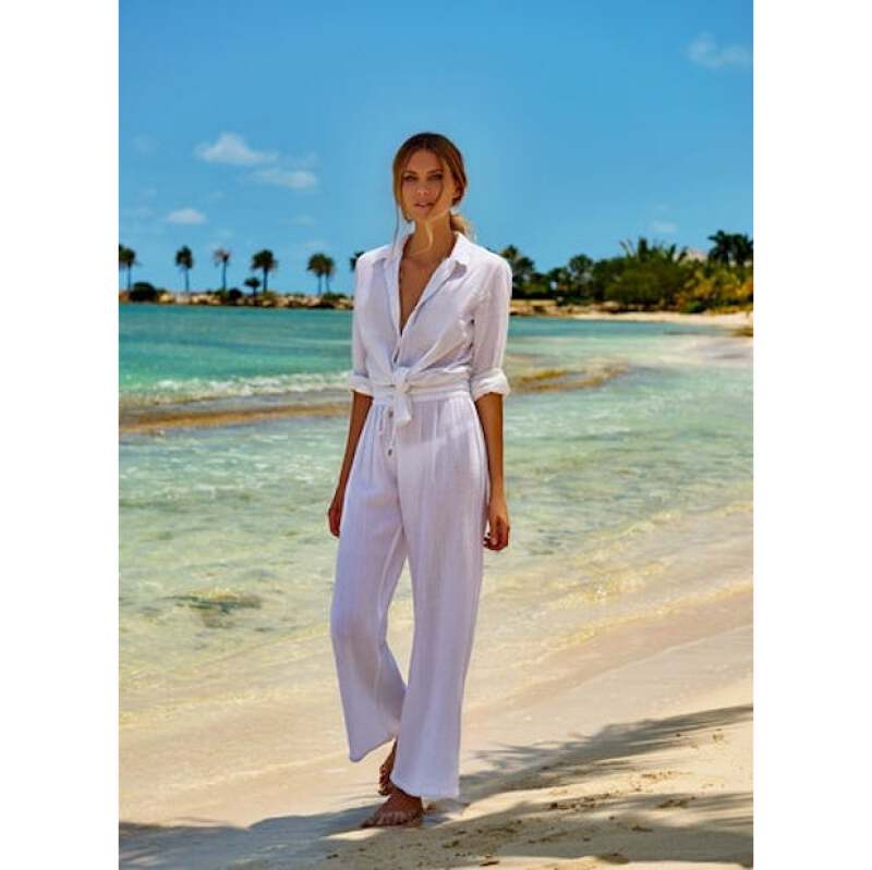 RESORTWEAR Krissy Hose White Fabrikpreis