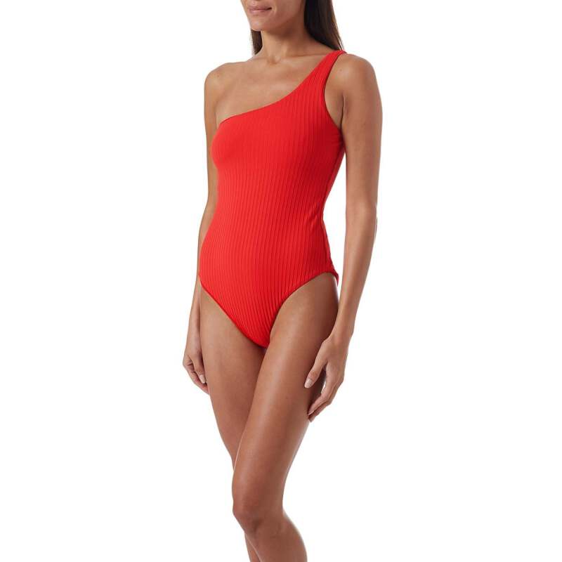 NEUHEITEN Palermo Padded Badeanzug Red Ribbed Großer Ausverkauf