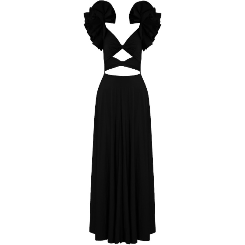 NEUHEITEN Calamari Bodykleid Schwarz Flash Sale