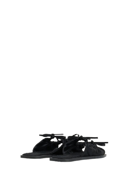 ACCESSOIRES Adele Sandale Schwarz Zeitlich begrenztes Angebot