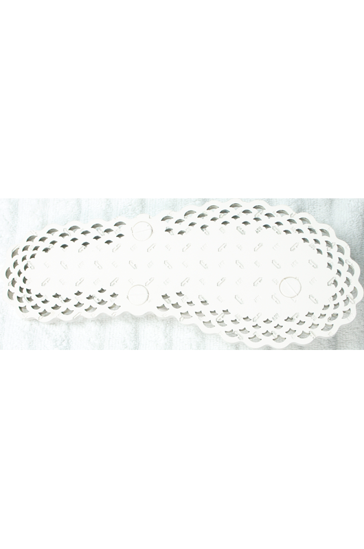 ACCESSOIRES Doily Flipflop Weiß Blitzangebot