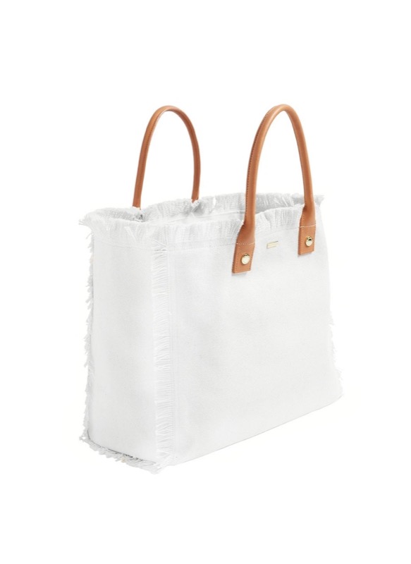 ACCESSOIRES Cap Ferrat Tote Weiß Sonderangebote