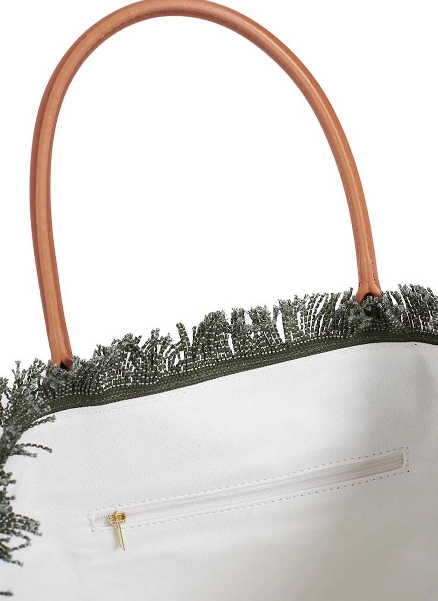 ACCESSOIRES Cap Ferrat Tote Olive Riesige Ersparnisse