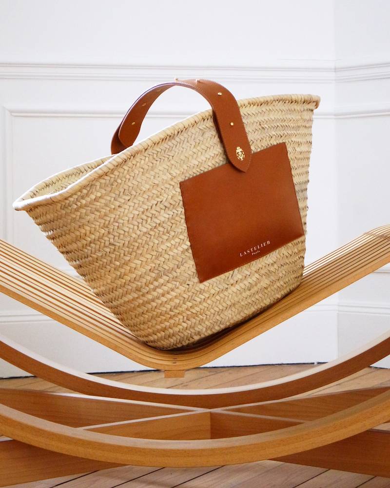 ACCESSOIRES Tulum Korbtasche Cognac Fabrikverkauf