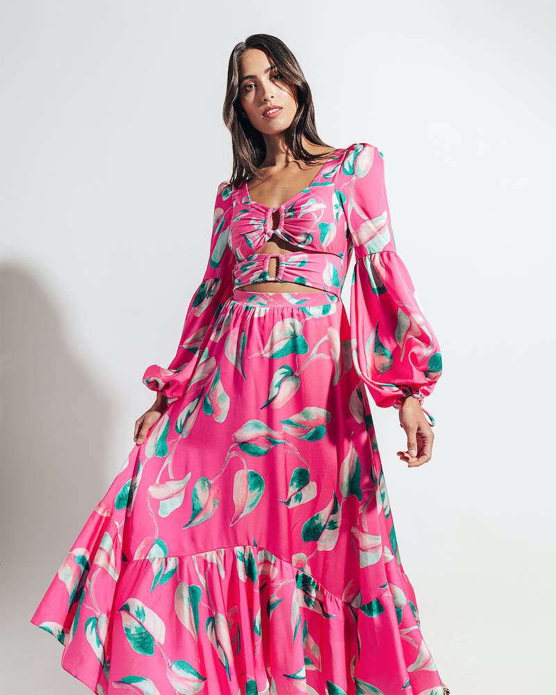 NEUHEITEN Pandola Cut-Out Kleid Pink Meist gekauft