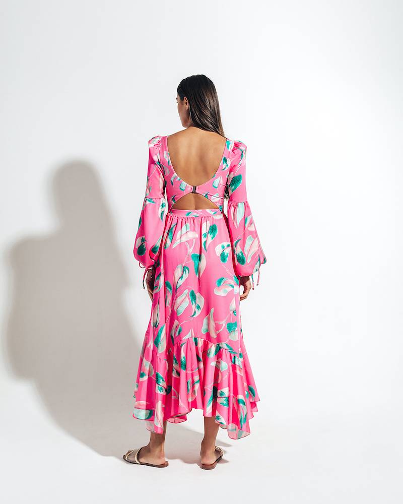 NEUHEITEN Pandola Cut-Out Kleid Pink Meist gekauft