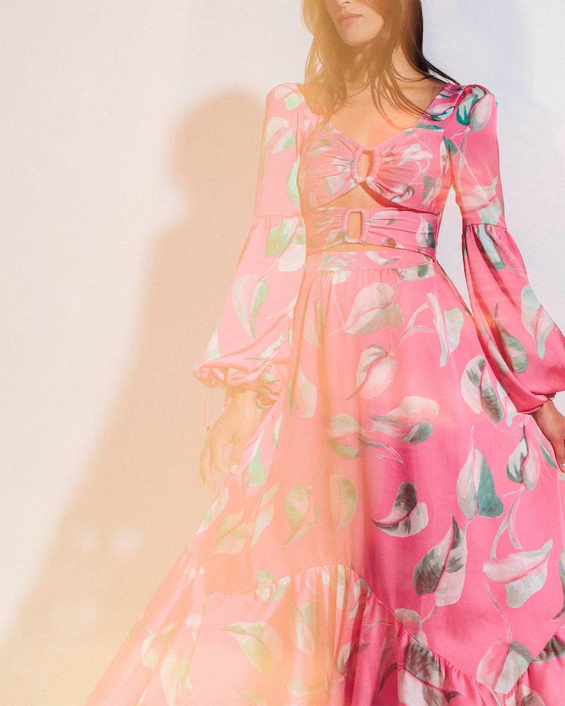 NEUHEITEN Pandola Cut-Out Kleid Pink Meist gekauft