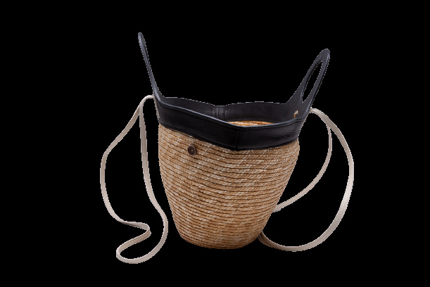 ACCESSOIRES Tote Natur Schwarz Rabatt