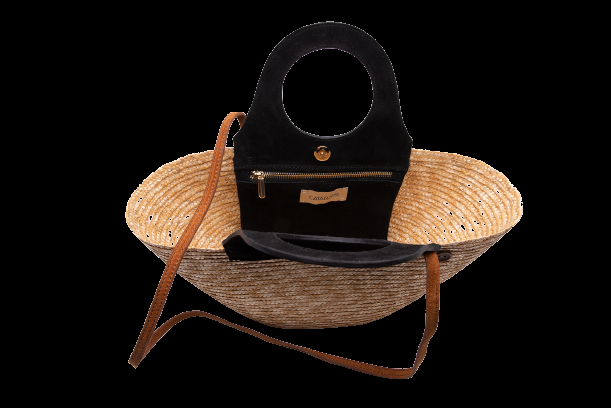 ACCESSOIRES Mini Tote Natur/Schwarz Versandkostenfrei