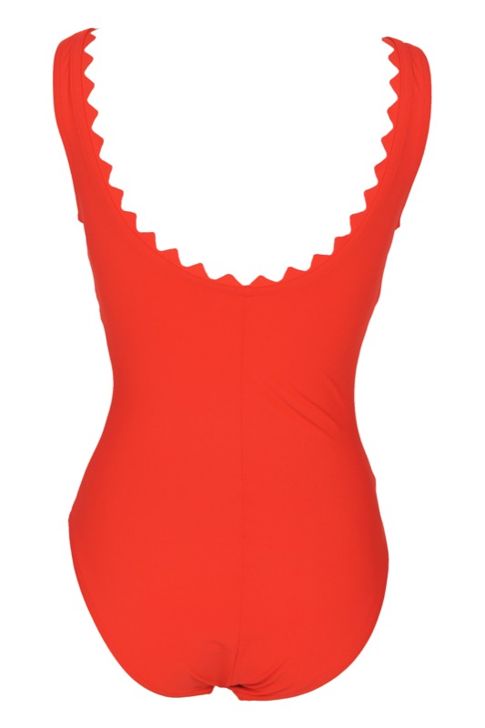 NEUHEITEN Ines V-Neck Bügel Badeanzug Rot Heißer Verkauf